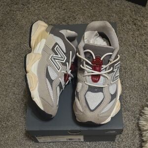 New Balance Gray and White Athletic Shoes